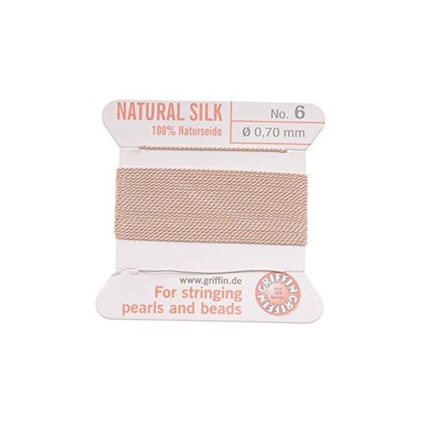 Adhesives & Stringing Supplies - Light Pink - Griffin Natural Silk: German Made