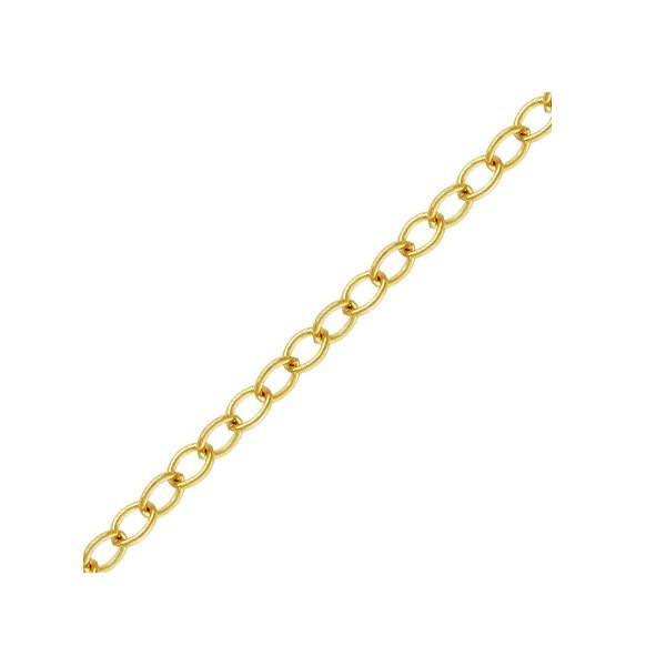 Chain & Readymades: Precious & Plated - Cable - (2.2mm X 1.7mm) #4012520