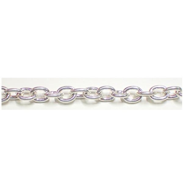 Chain & Readymades: Precious & Plated - Oval, Trace - Heavy (6.5mm X 8.0mm) #063CH0009