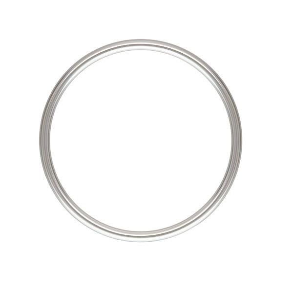 FINDINGS: Precious & Plated - Stacking Ring - Plain