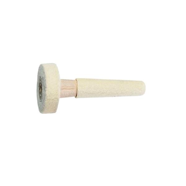 Major Equipment & Accessories - Conical Ring Brush With Wheel (for Buffing & Grinding Machines) - Solid Felt & Wood