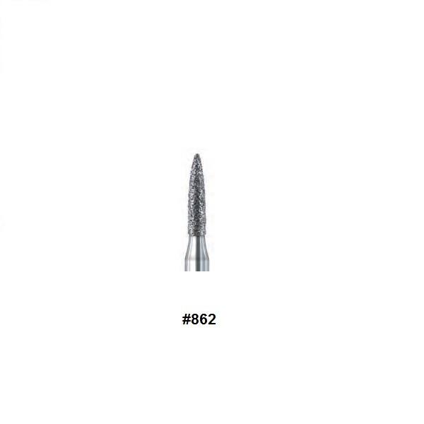 Tools & Consumables - Busch Long Flame Bur - Diamond Coated - 2.35mm Shaft