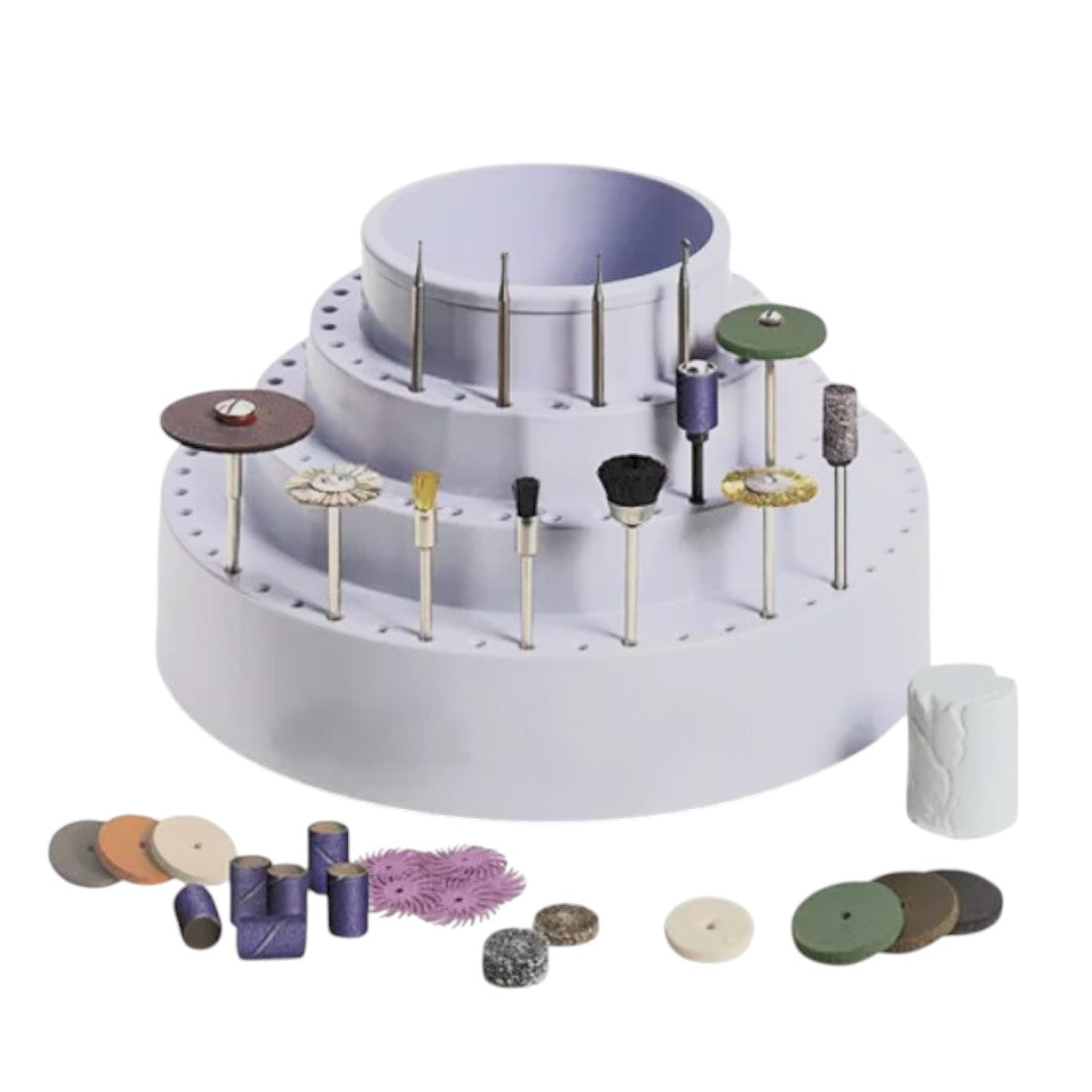 🆕 Foredom® AK11 Jewelry Assortment Kit (42 Piece Set) Plus Bur Holder ...