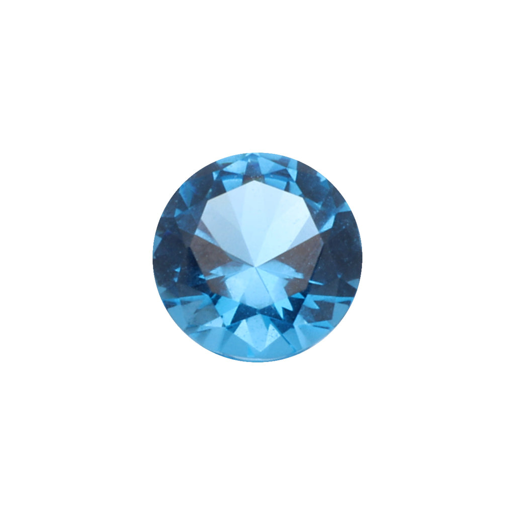๐ Blue Zircon #C134 (Nano) ROUND โ Koodak Jeweller's Supplies