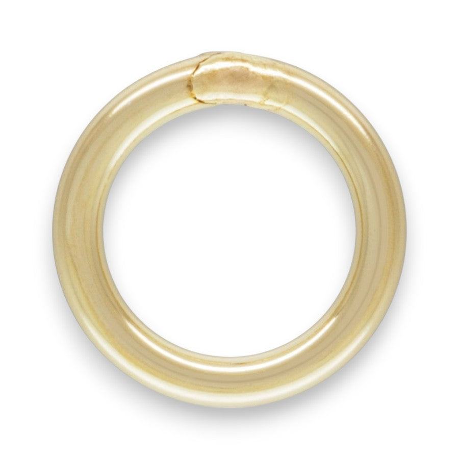 🔗 Jump Ring (Closed/Soldered) ROUND in 14ct Yellow Gold Filled