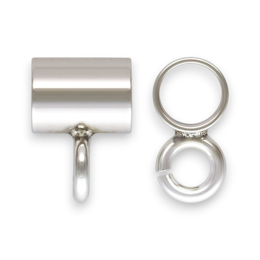 🆕🔗 Tube Bail with Open Jump Ring in Sterling Silver – Koodak Jeweller's ...
