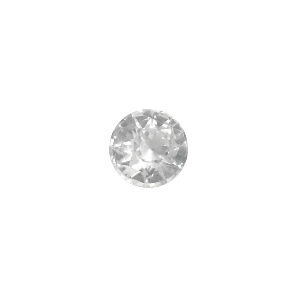 🆕 White Topaz #A1345 (Nano) ROUND – Koodak Jeweller's Supplies