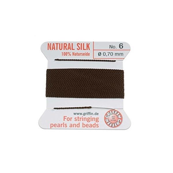 Adhesives & Stringing Supplies - Brown - Griffin Natural Silk: German Made