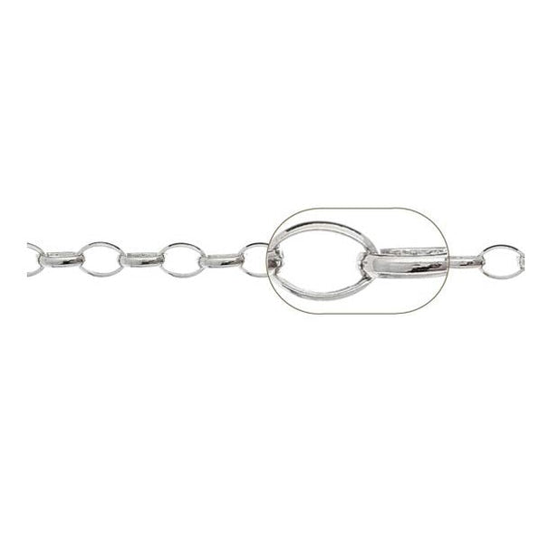Bracciale Da Donna in Argento Sterling Con Catena Belcher Bracciale Da Donna in Argento Sterling Con Catena Belcher
