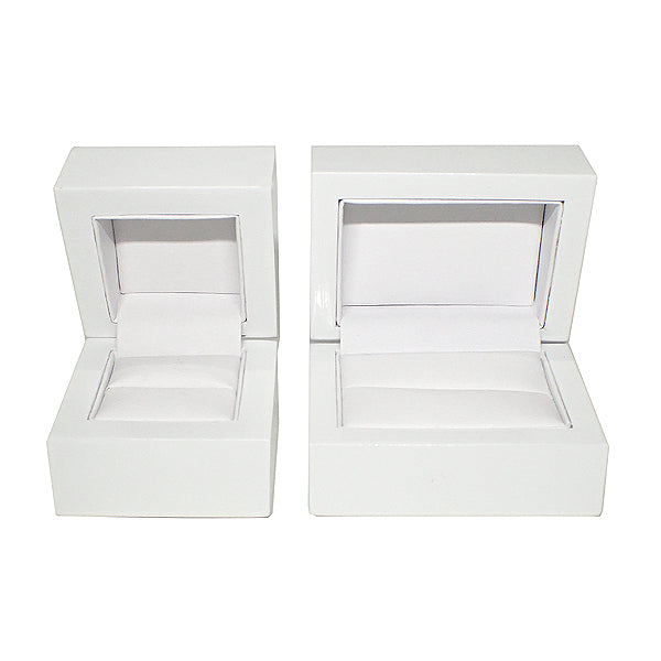 Wooden Boxes - White Outer / White Inner – Koodak Jeweller's Supplies