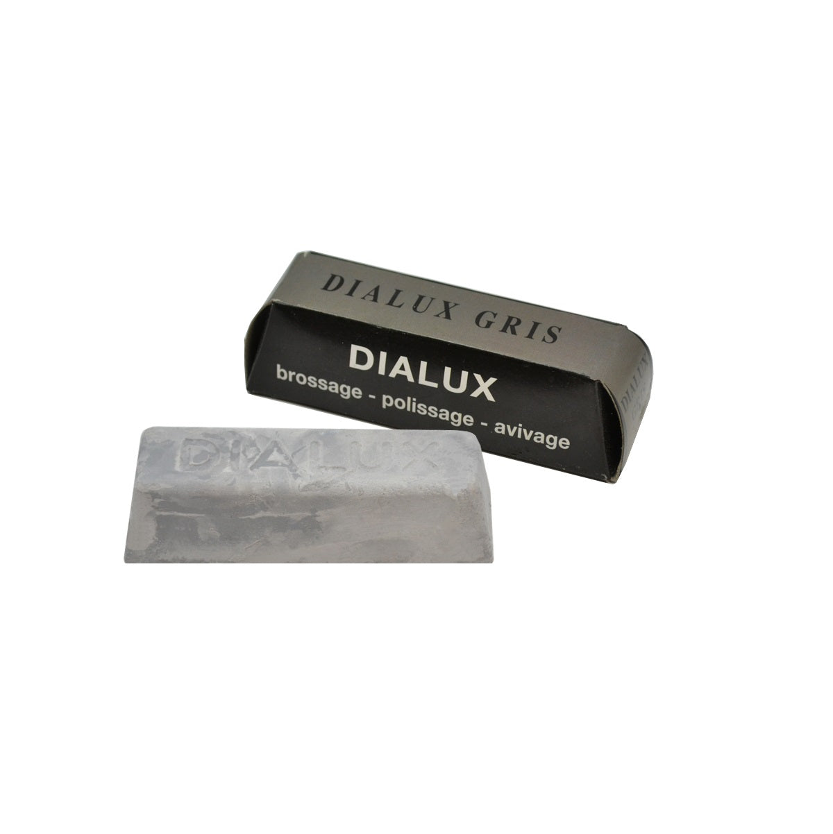 Dialux Black Label High Polish Compound For Silver Jewelry – 4 Oz Bar, France Made