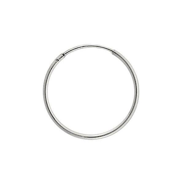 FINDINGS: Precious & Plated - Endless Hoop Earrings - Round (Thin - 1.25mm)