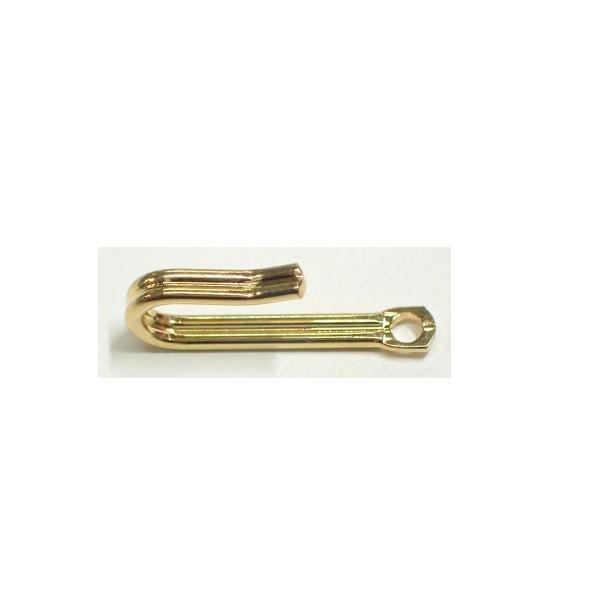 FINDINGS: Precious & Plated - Hook Clasp