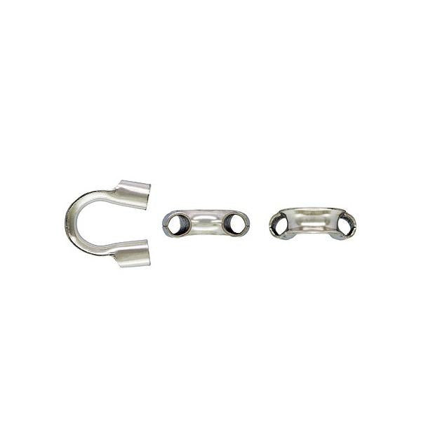 FINDINGS: Precious & Plated - Horseshoe Wire Protector