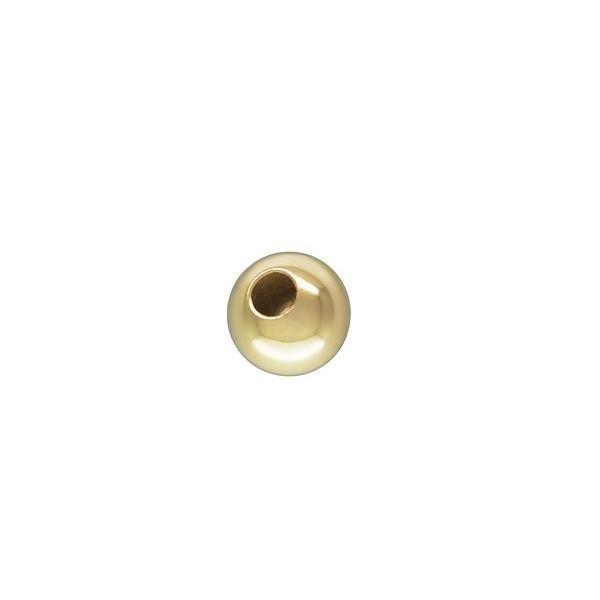 FINDINGS: Precious & Plated - Polished Seamless Bead, Round - LARGE: 10mm To 14mm