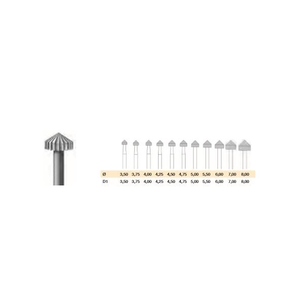 Kits - Busch #413 Stone Setting Bur SET - Tool Steel - 2.35mm Shaft  - OUT OF STOCK