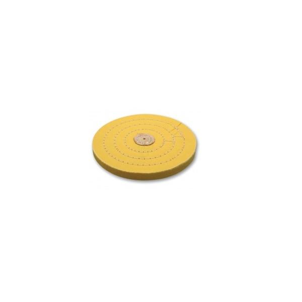 Major Equipment & Accessories - Mop (for Buffing & Grinding Machines) Yellow Muslin / Reflex - Stitched