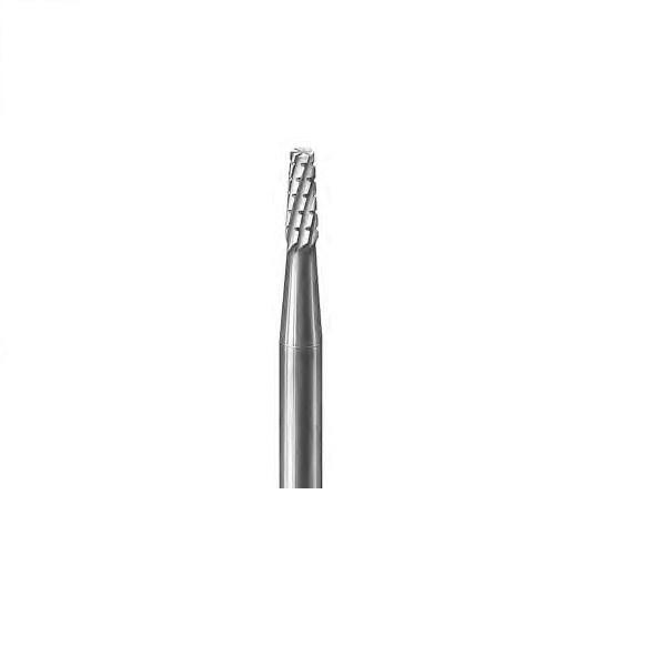 Tools & Consumables - Busch Cylinder Bur (Double Cut), TAPERED - Tungsten Carbide / 2.35mm Shaft